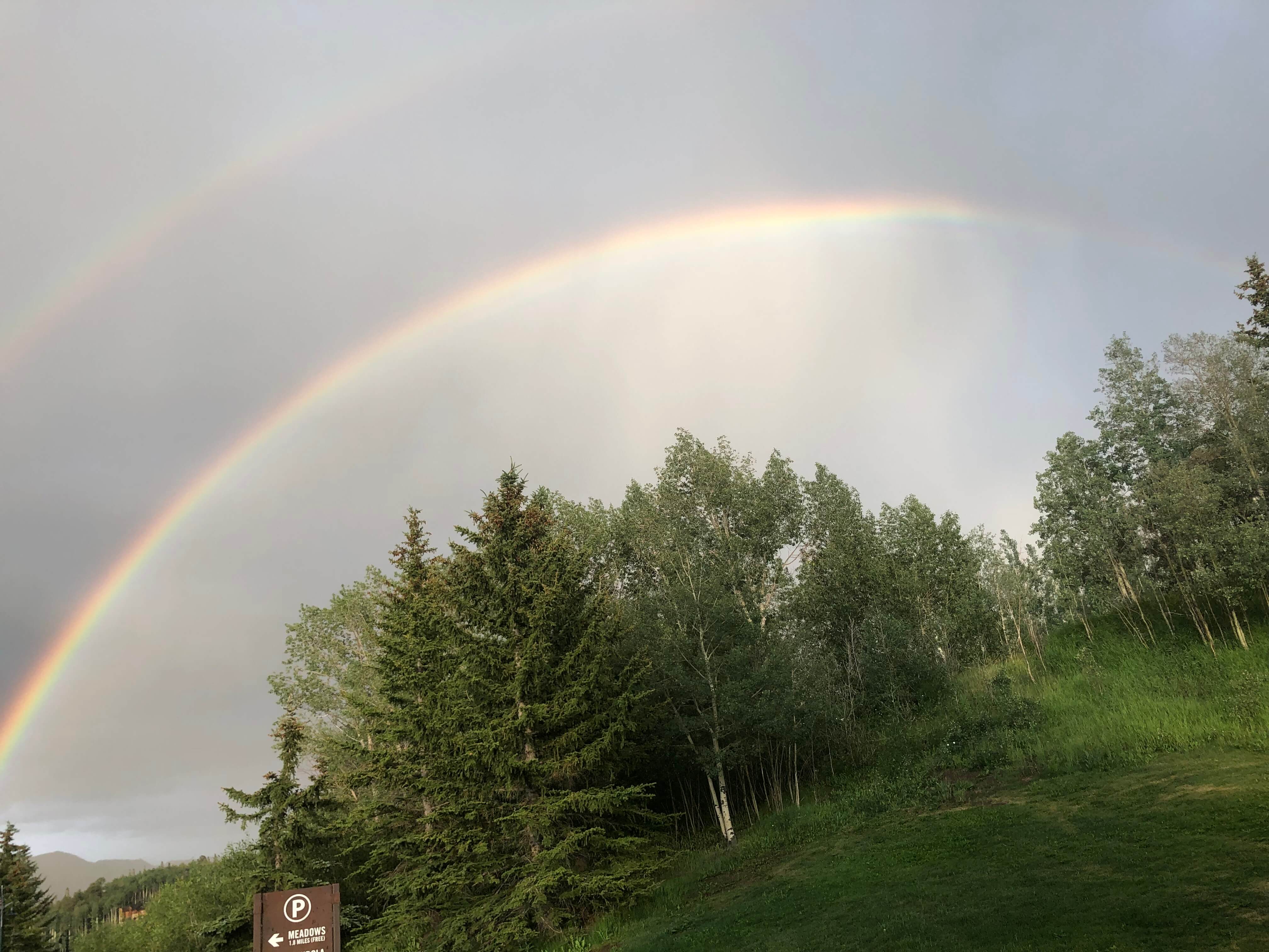 Double rainbow