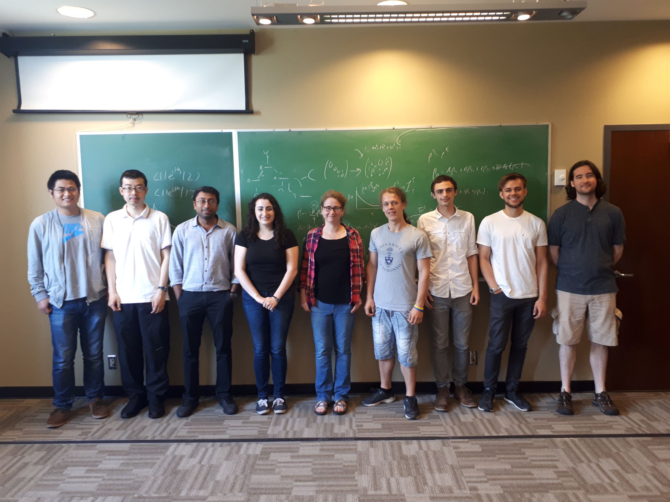Dvira Segal and her group in the summer of 2018